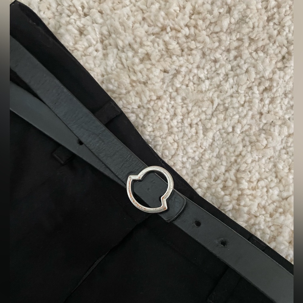 Moncler Black leather woman’s belt - Picture 4 of 4